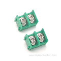 7.62mm Barrier Terminal Blocks Green 2P